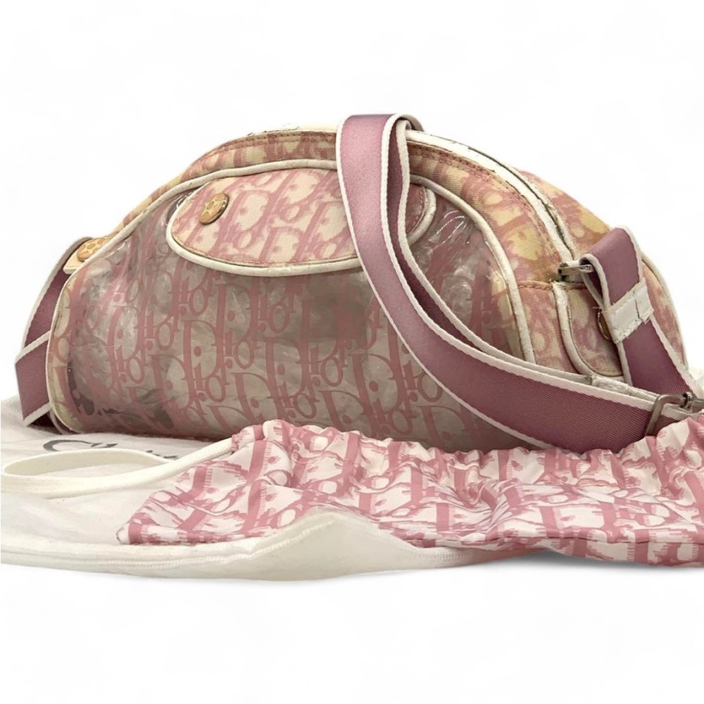 Authentic Dior trotter Pink Shoulder Bag